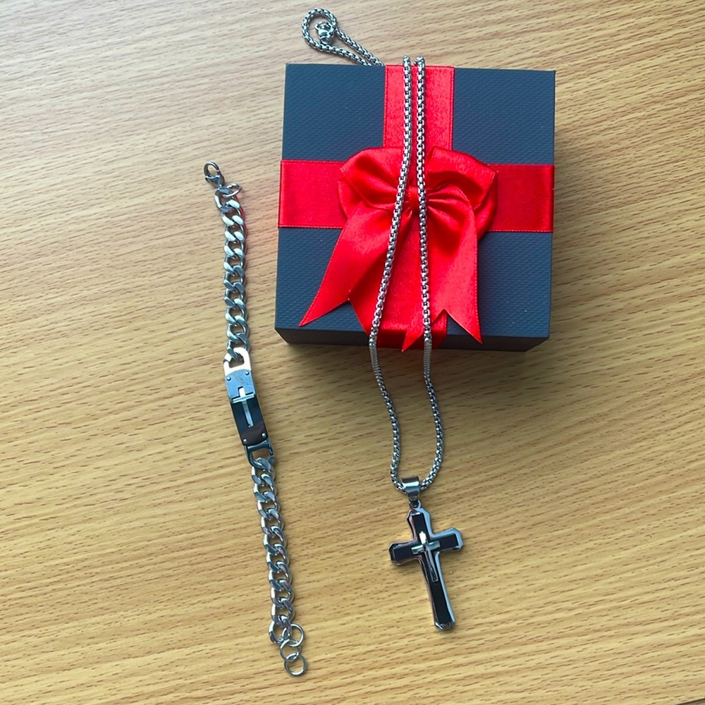 Stainless Steel Men’s Set